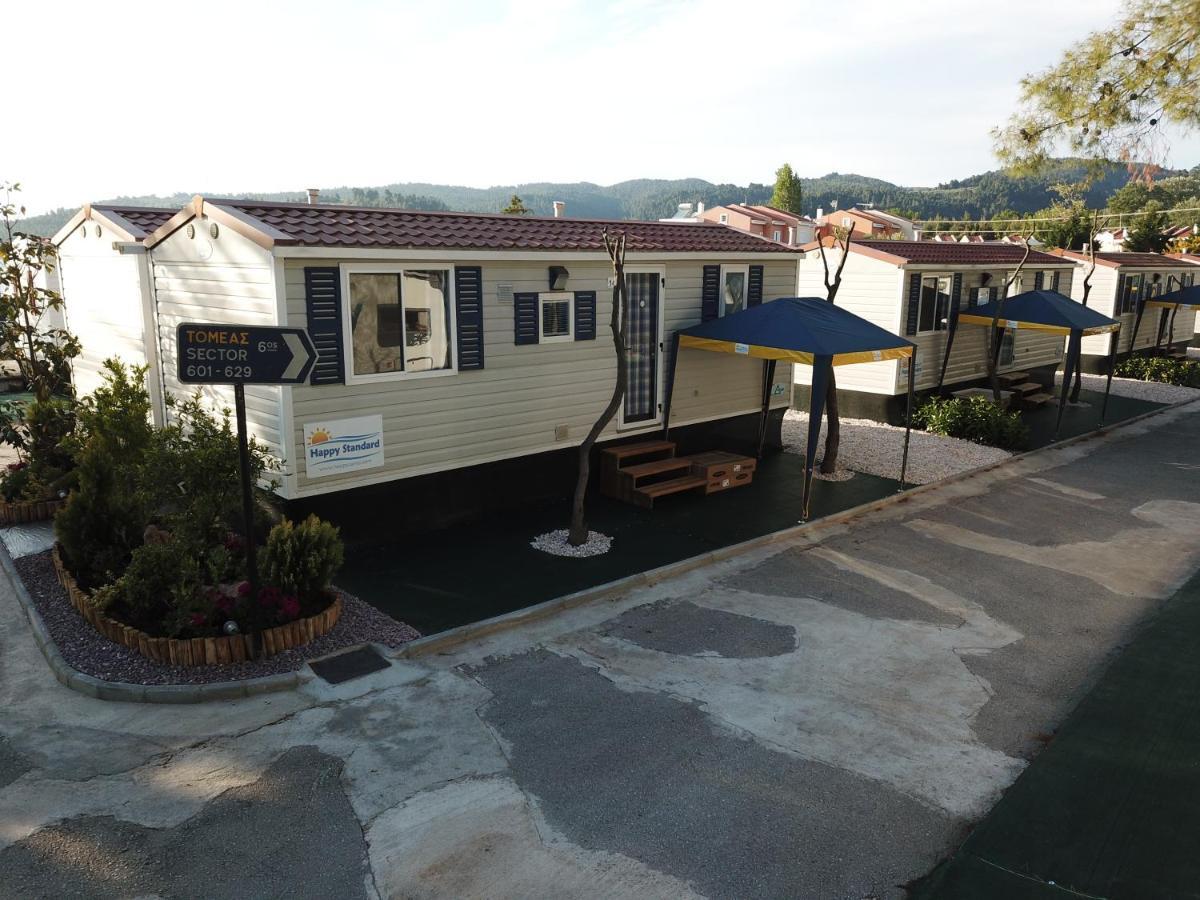 Happy Camp Mobile Homes In Castello Camping & Summer Resort 네오스마르마라스 외부 사진
